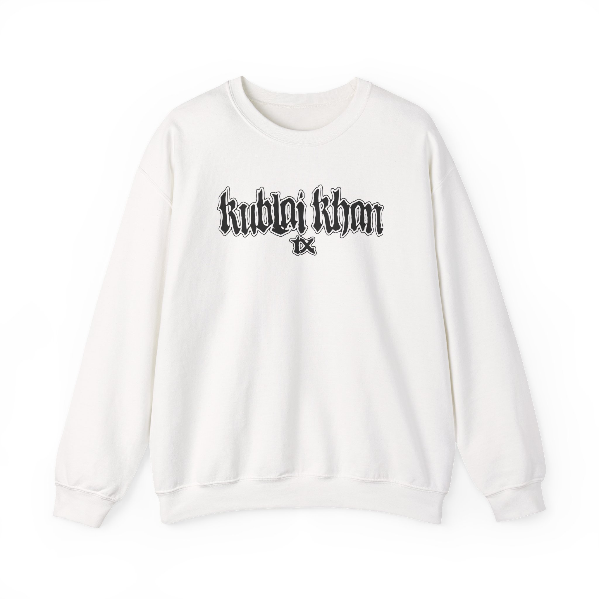 Kublai Khan - Never Enough Sportsgrey Unisex Heavy Blendâ„¢ Crewneck Sweatshirt