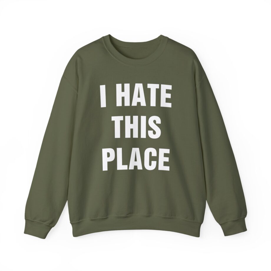 Hot Water Music I Hate This Place Unisex Heavy Blend™ Crewneck Sweatshirt
