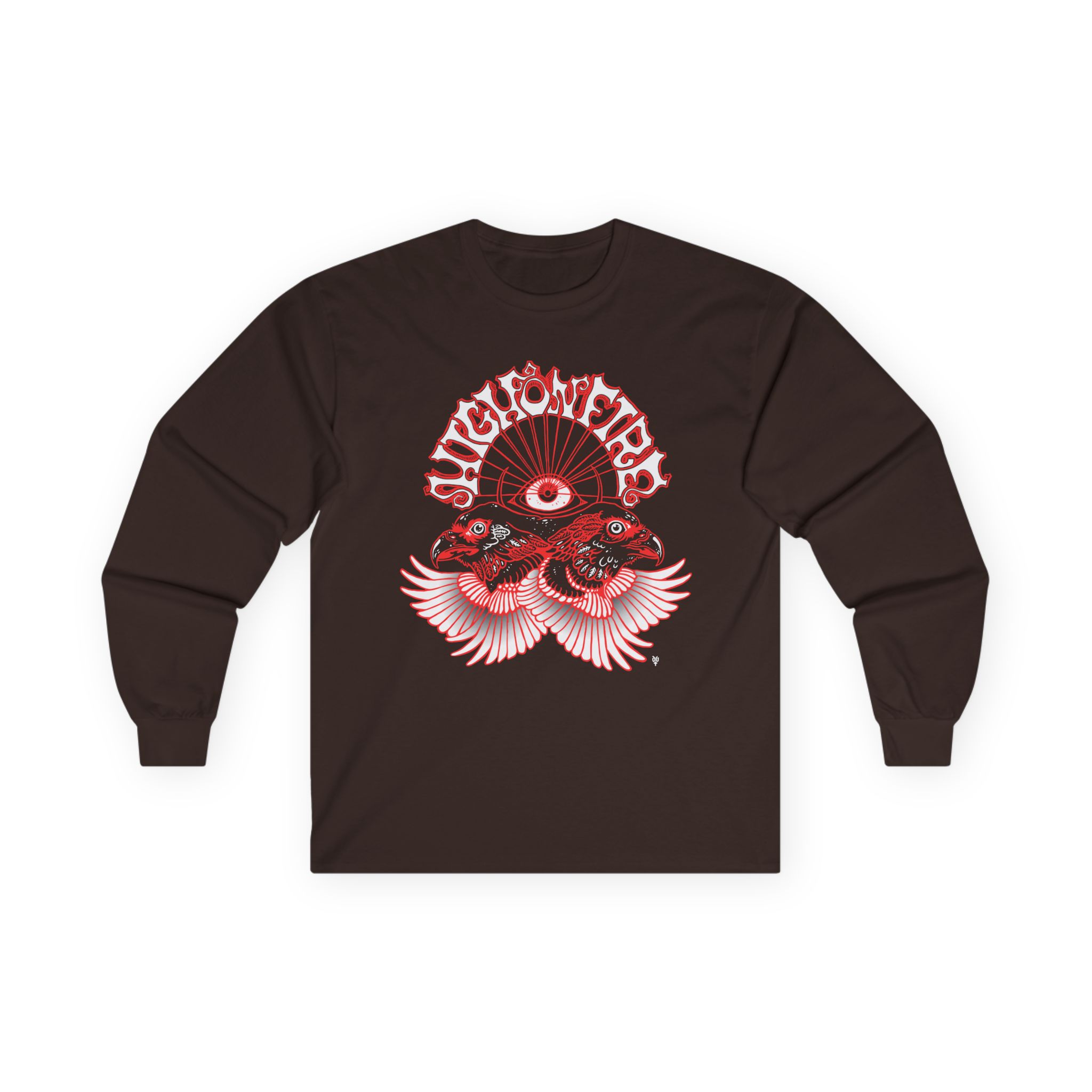 High on Fire Twin Eagles Unisex Ultra Cotton Long Sleeve Tee