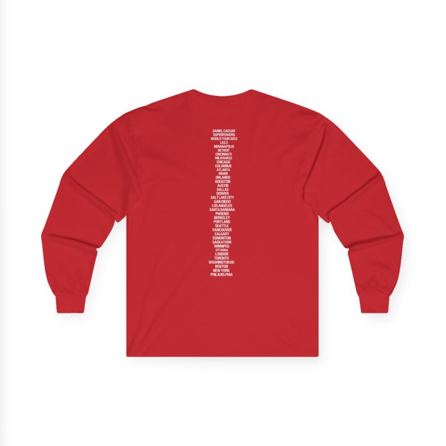 Daniel Caesar Superpowers World Tour Unisex Ultra Cotton Long Sleeve Tee