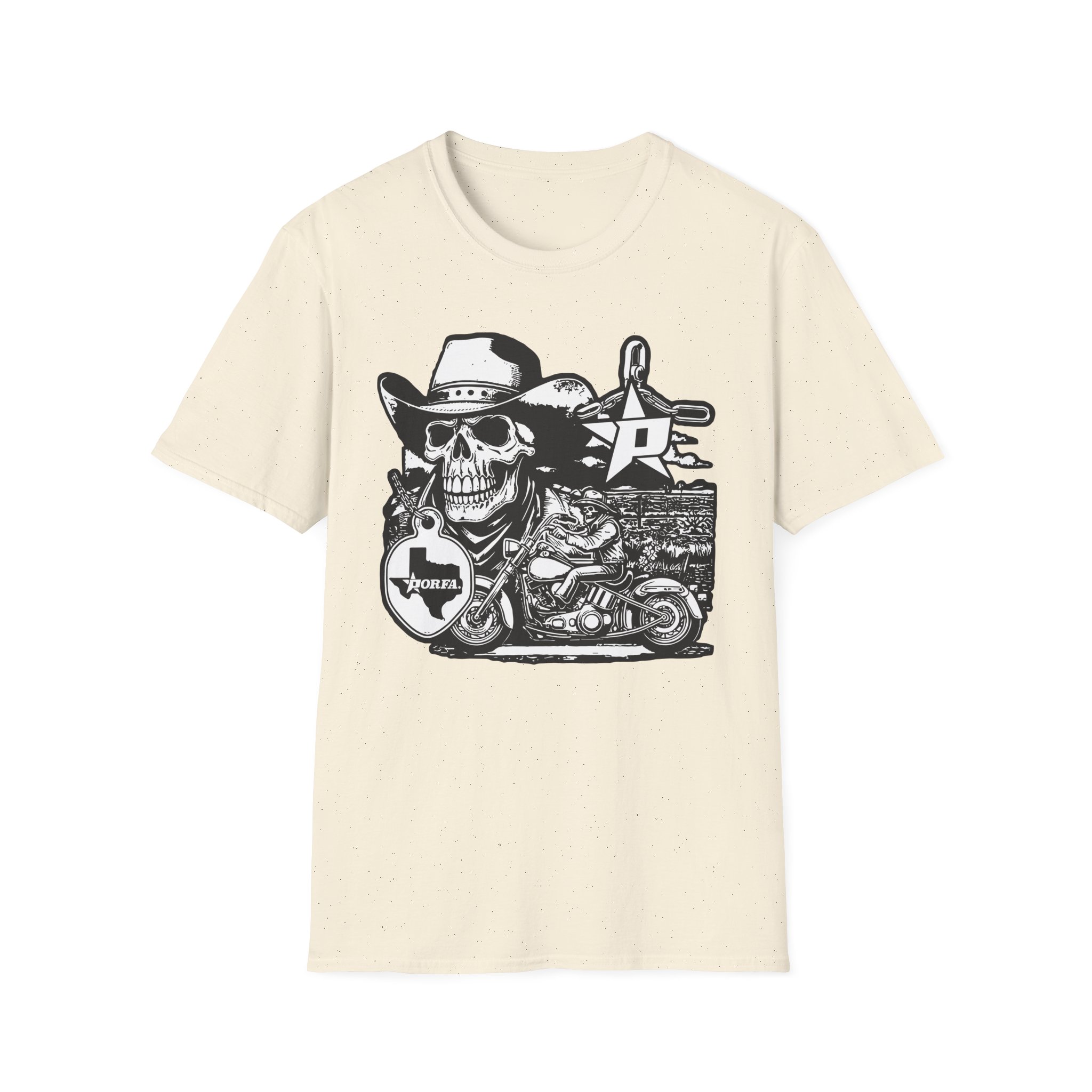 Porfa Texas Ride Unisex Softstyle T-Shirt