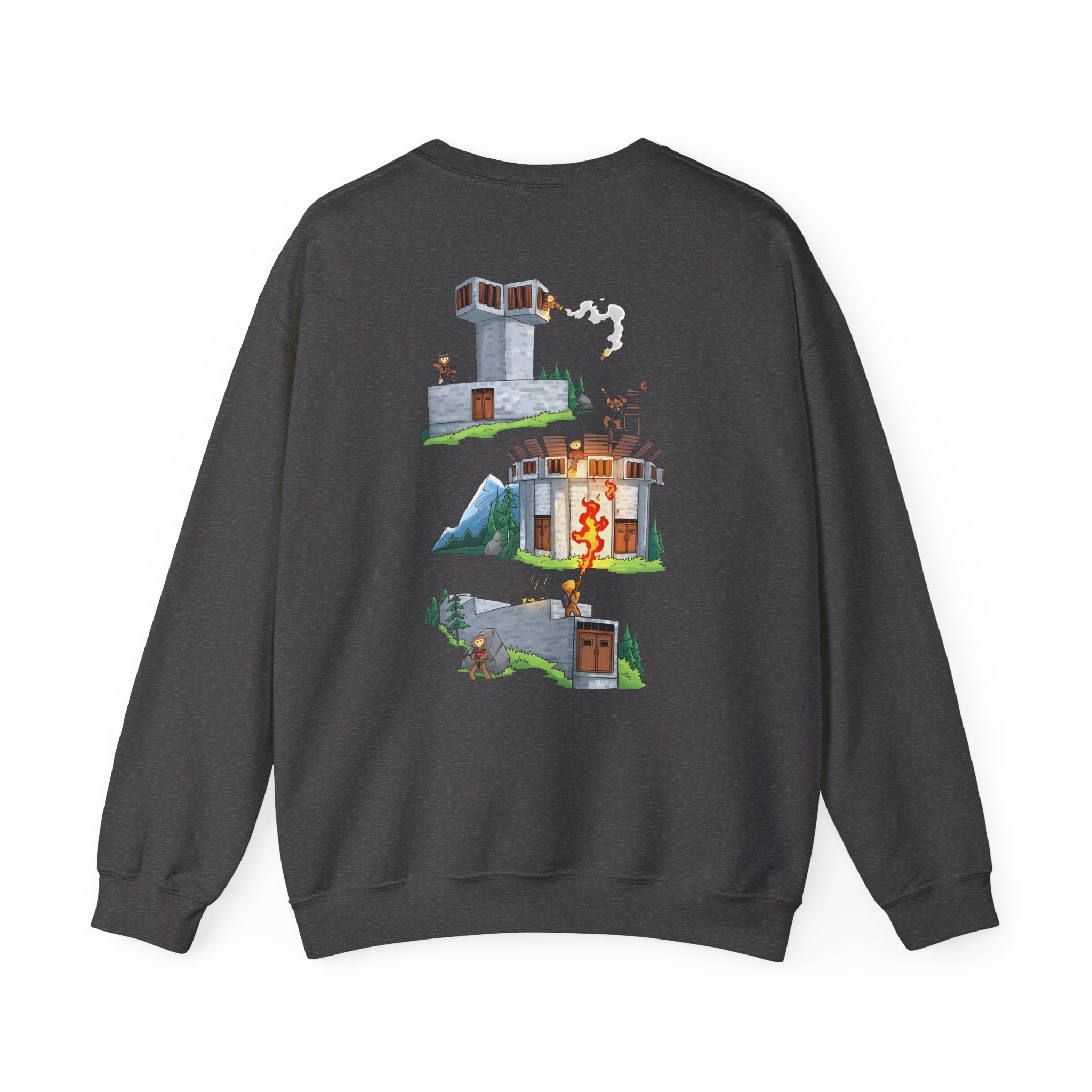 Spoonkid Battlefield Unisex Heavy Blendâ„¢ Crewneck Sweatshirt