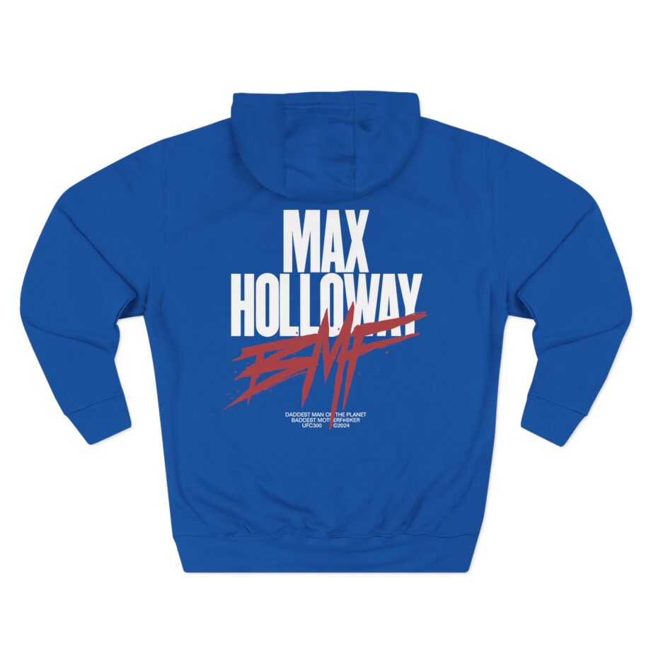 Max Holloway Dmp/bmf Cypress Three-Panel Fleece Hoodie