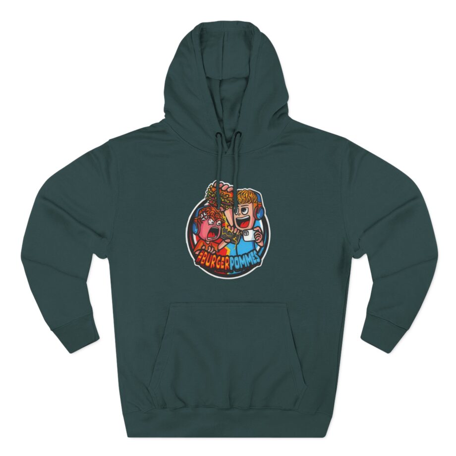 Burger Pommes Three-Panel Fleece Hoodie