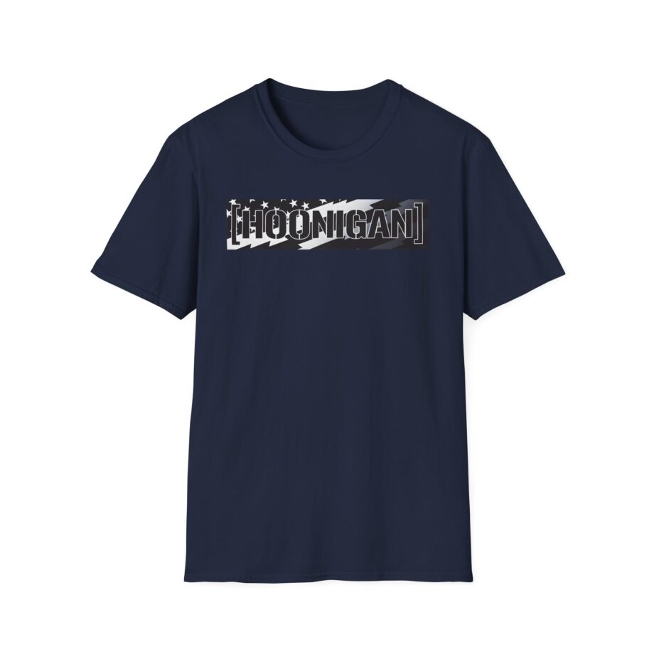 Ken Block Hoonigan Stars & Stripes Censor Bar Unisex Softstyle T-Shirt