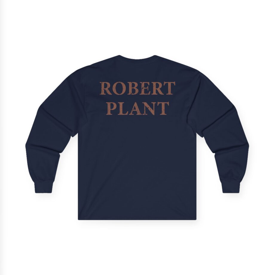 Robert Plant Distressed Feather Logo Unisex Ultra Cotton Long Sleeve Tee