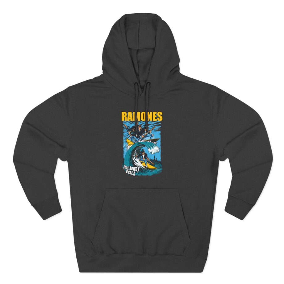 Ramones Rockaway Beach Three-Panel Fleece Hoodie