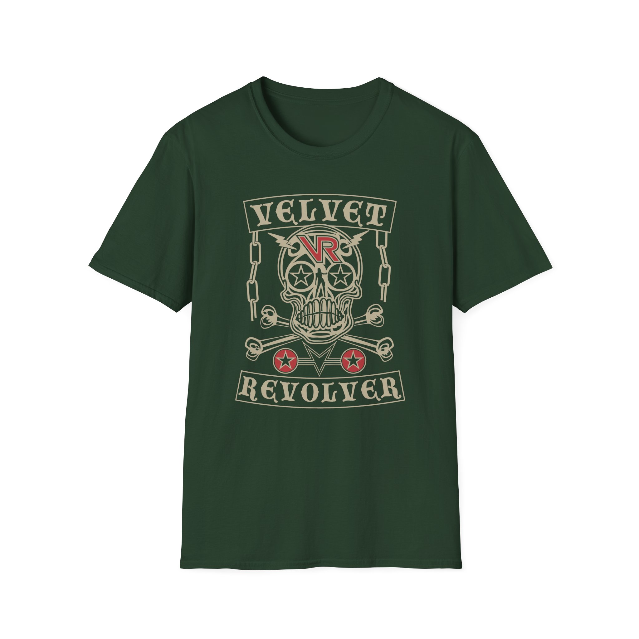 Velvet Revolver Velvet Skull Unisex Softstyle T-Shirt