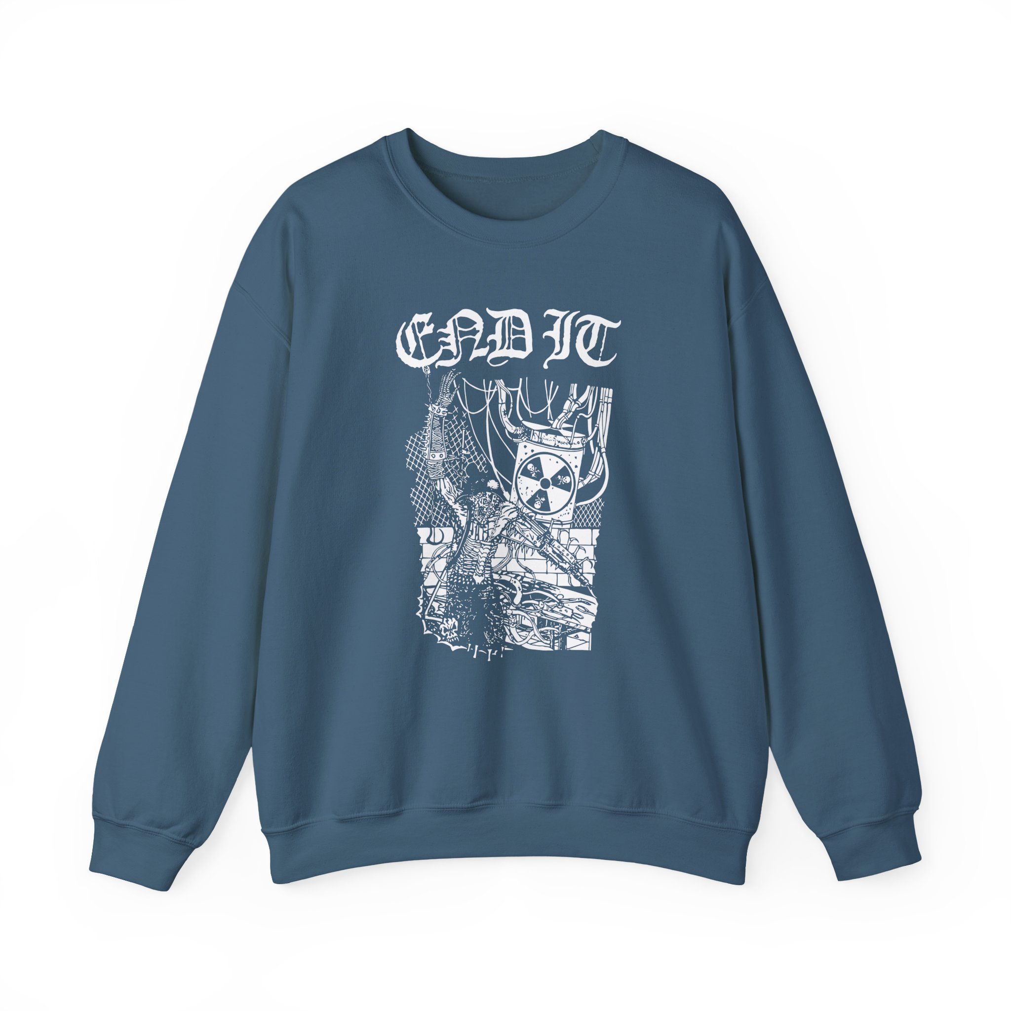 End It Radioactive Unisex Heavy Blend Crewneck Sweatshirt