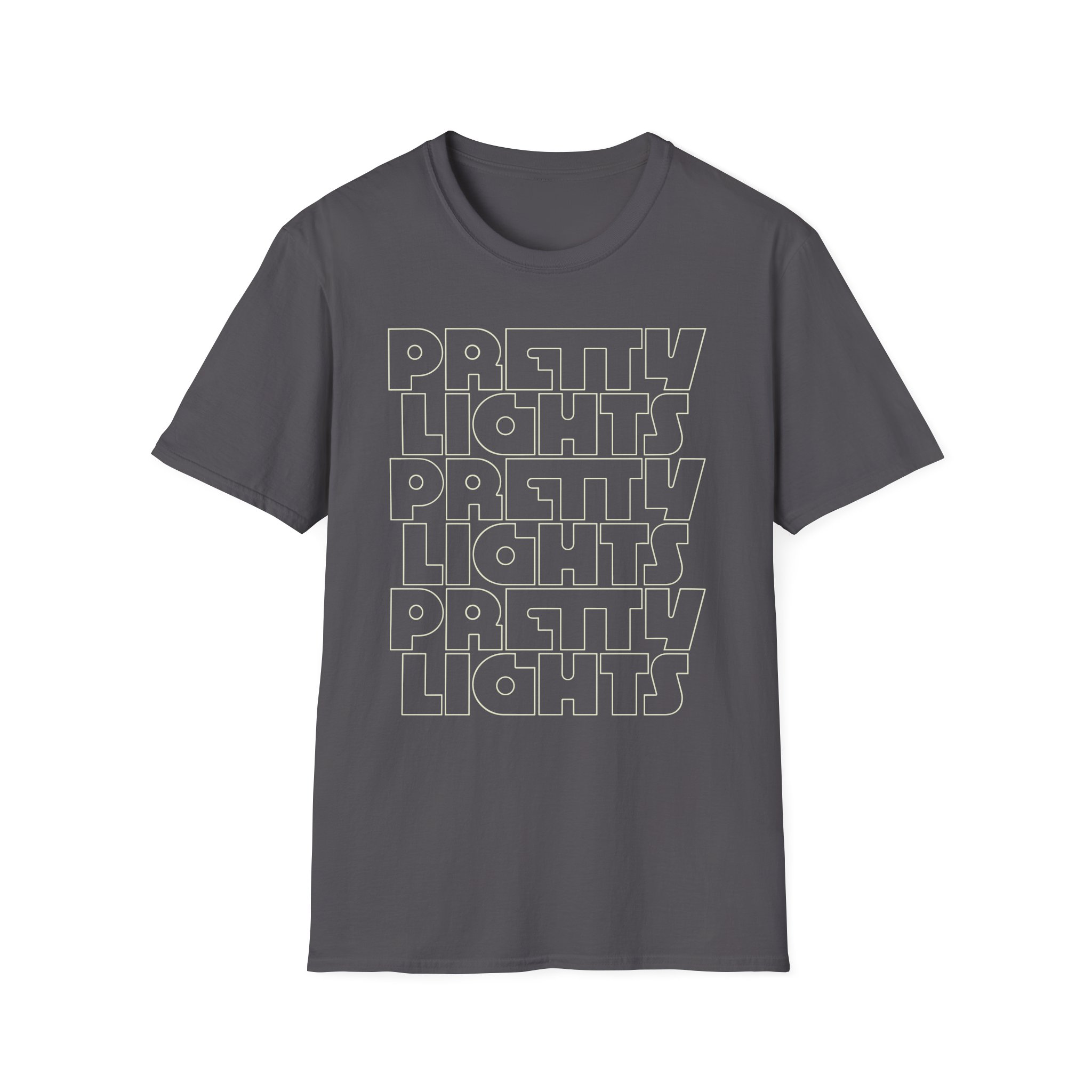 Pretty Lights Outline Stack Unisex Softstyle T-Shirt