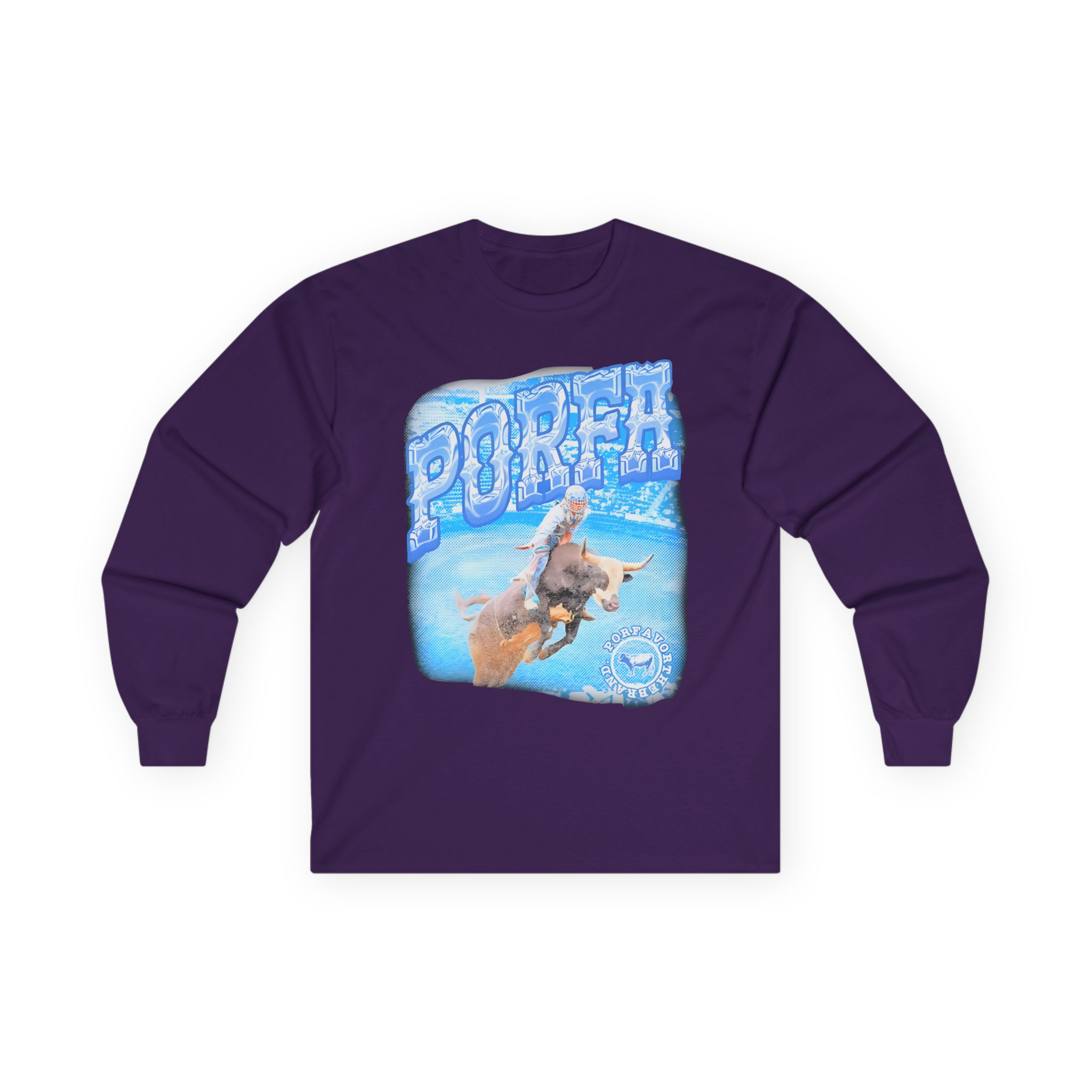 Porfa Rodeo Por Favor Unisex Ultra Cotton Long Sleeve Tee