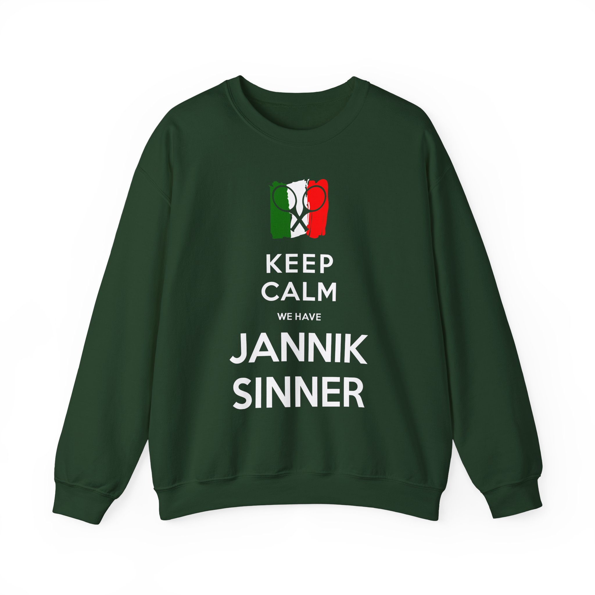 Jannik Sinner Keep Calm We Have Unisex Heavy Blendâ„¢ Crewneck Sweatshirt
