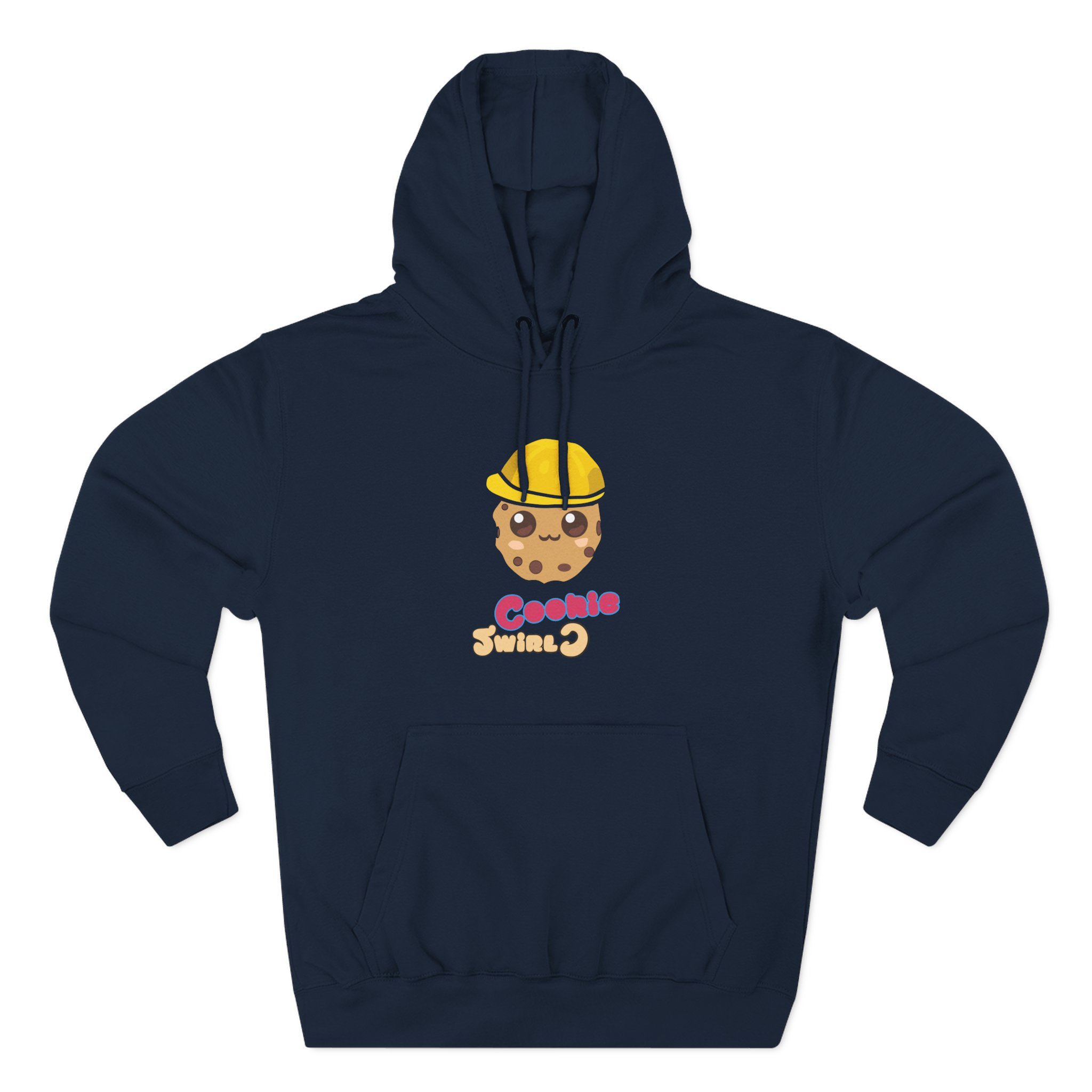 Cookieswirlc Three-Panel Fleece Hoodie