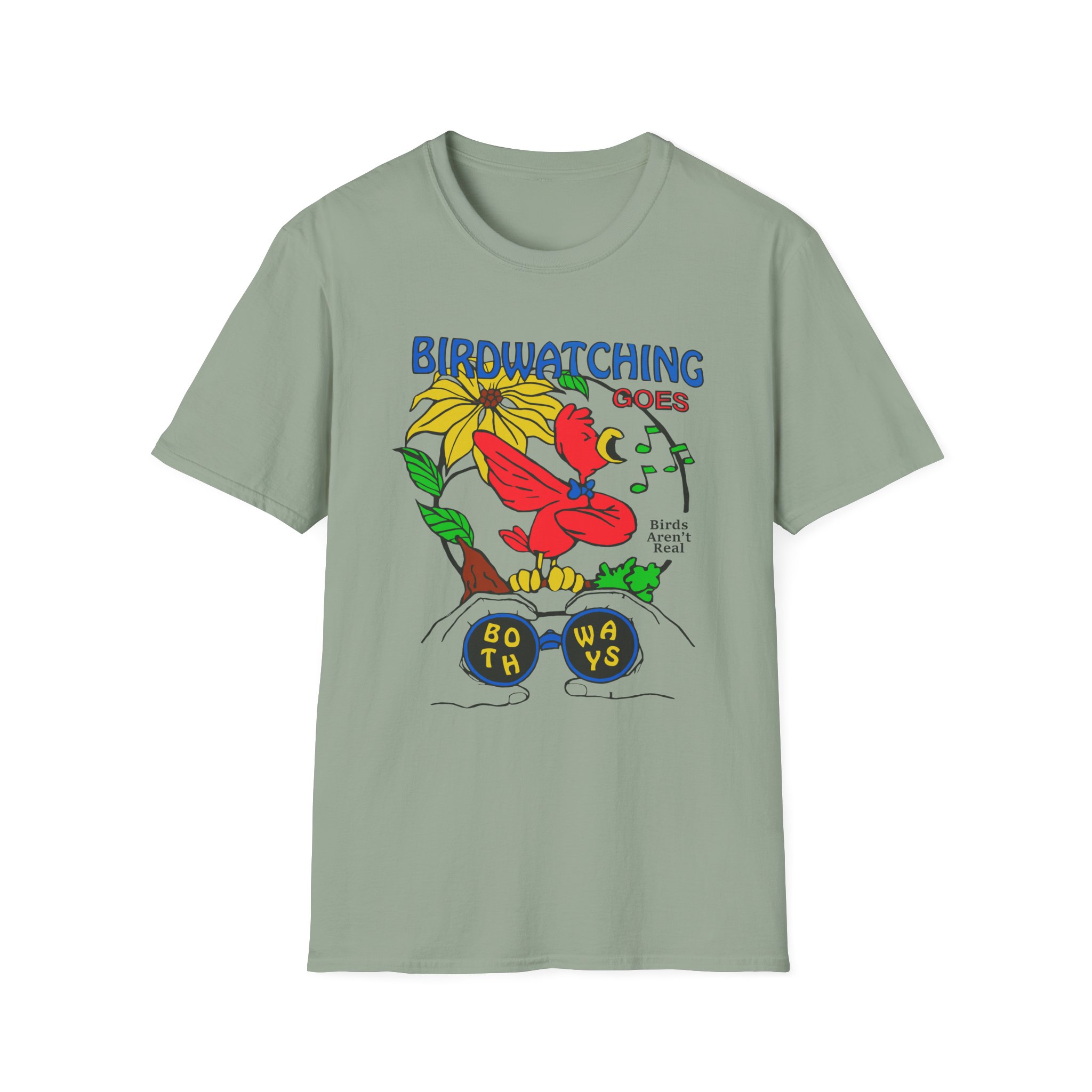 Birds Arent Real Unisex Softstyle T-Shirt