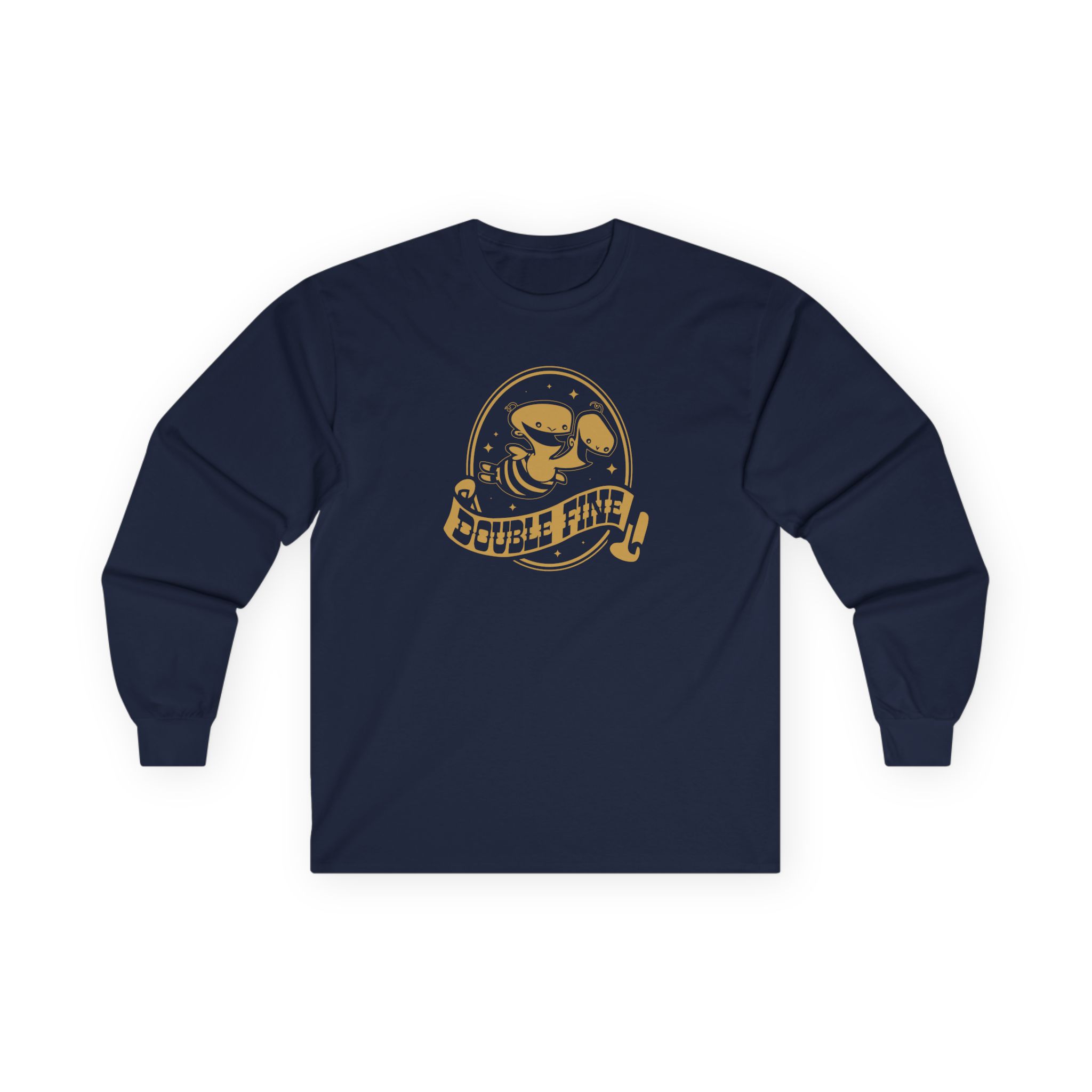 Double Fine Golden Two-headed Baby Unisex Ultra Cotton Long Sleeve Tee