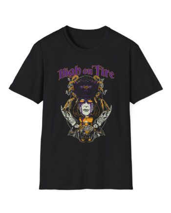 High on Fire Black Lotus Unisex Softstyle T-Shirt
