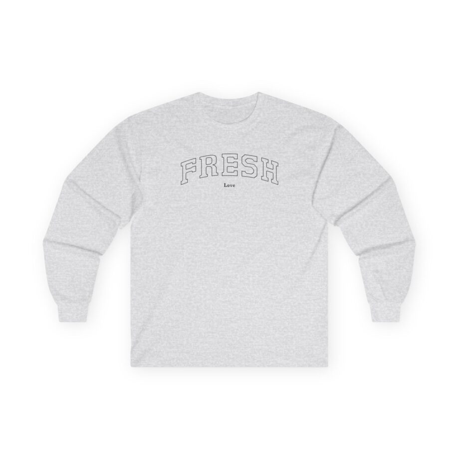 Fresh Love Varsity Unisex Ultra Cotton Long Sleeve Tee
