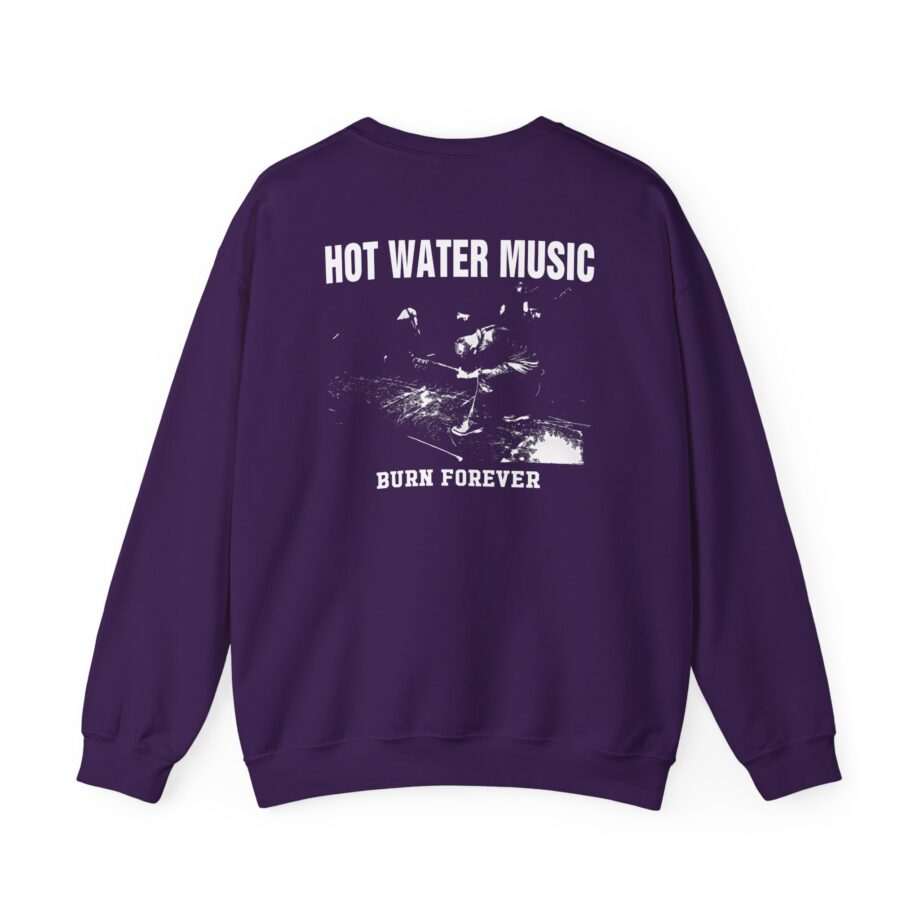 Hot Water Music Burn Forever Unisex Heavy Blend™ Crewneck Sweatshirt