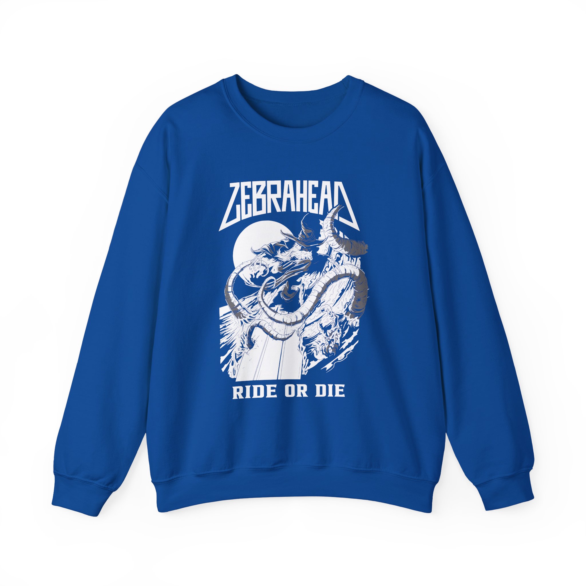 Zebrahead Ride or Die Unisex Heavy Blendâ„¢ Crewneck Sweatshirt