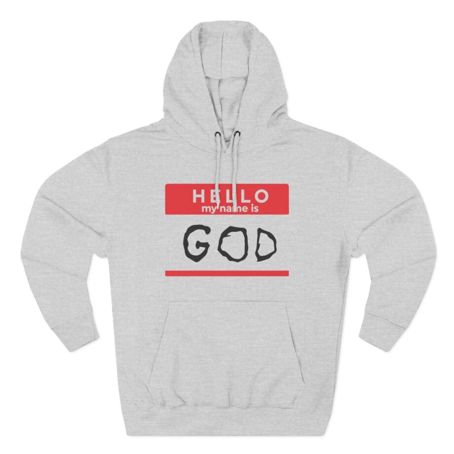 Aphex Twin Hello My Name is God Three-Panel Fleece Hoodie