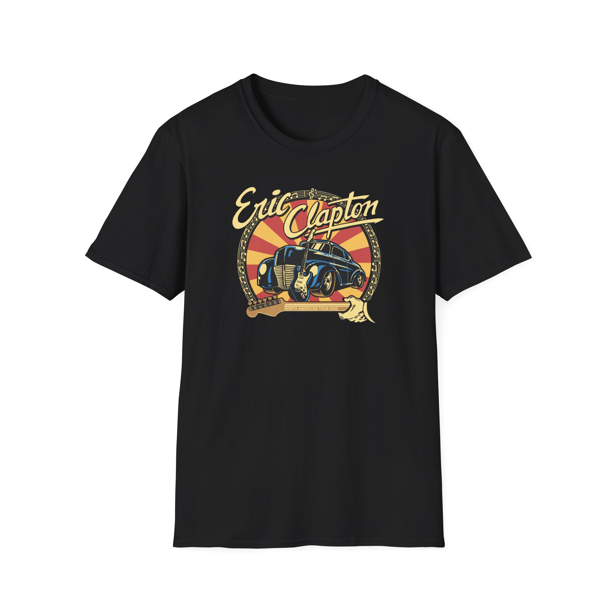 Eric Clapton 2010 North American Tour Unisex Softstyle T-Shirt