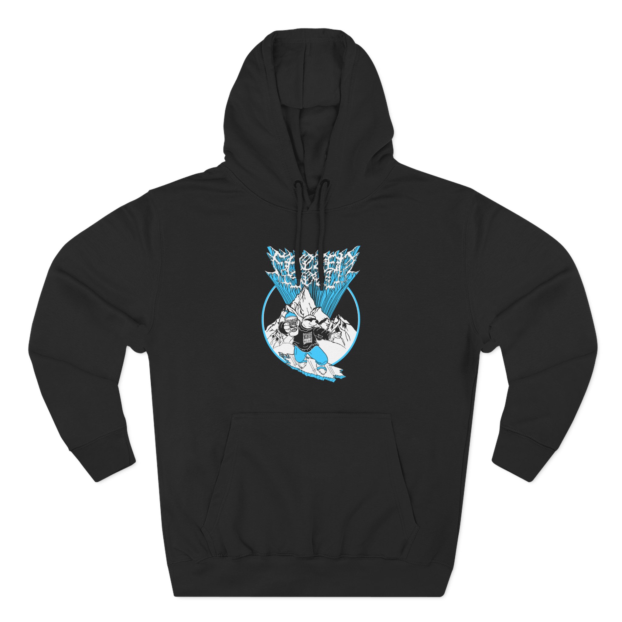 Frozen Soul No Weak Shit Three-Panel Fleece Hoodie