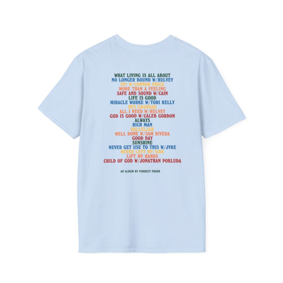 Forrest Frank Child of God Tracklist Unisex Softstyle T-Shirt