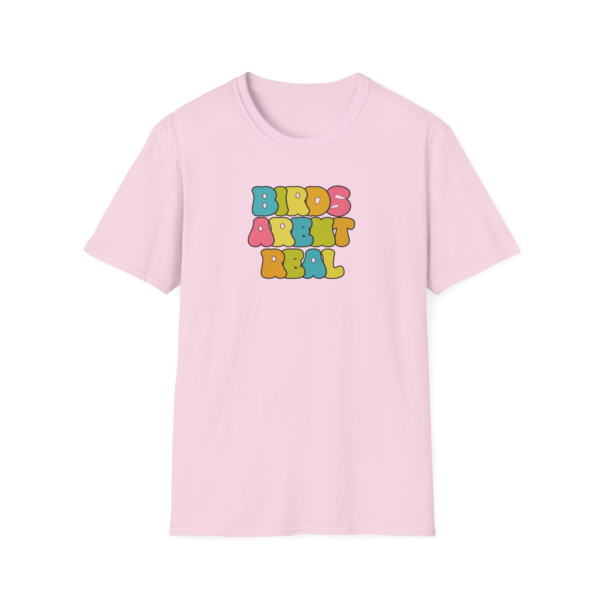 Birds Arent Real Unisex Softstyle T-Shirt