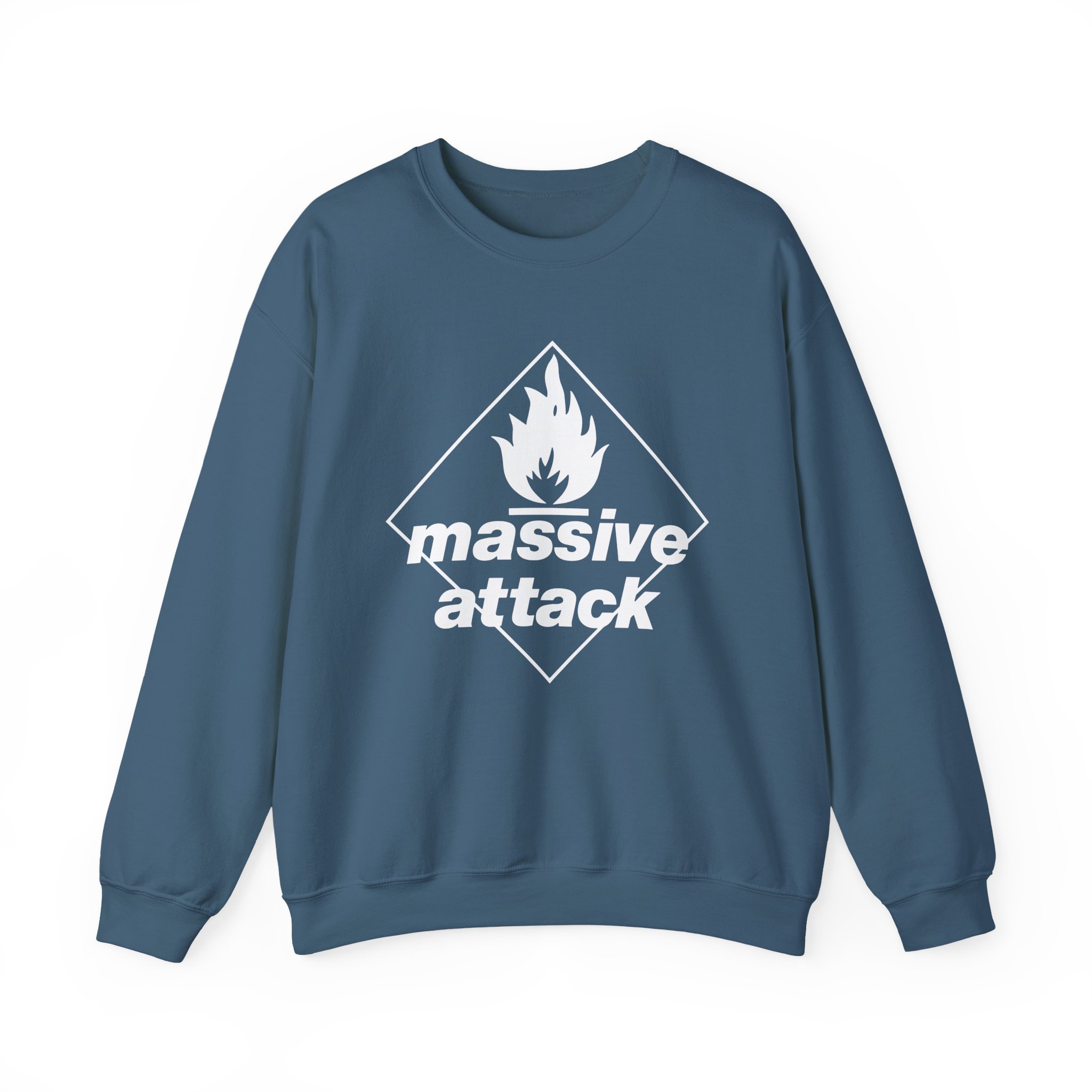 Massive Attack Blue Lines Unisex Heavy Blendâ„¢ Crewneck Sweatshirt