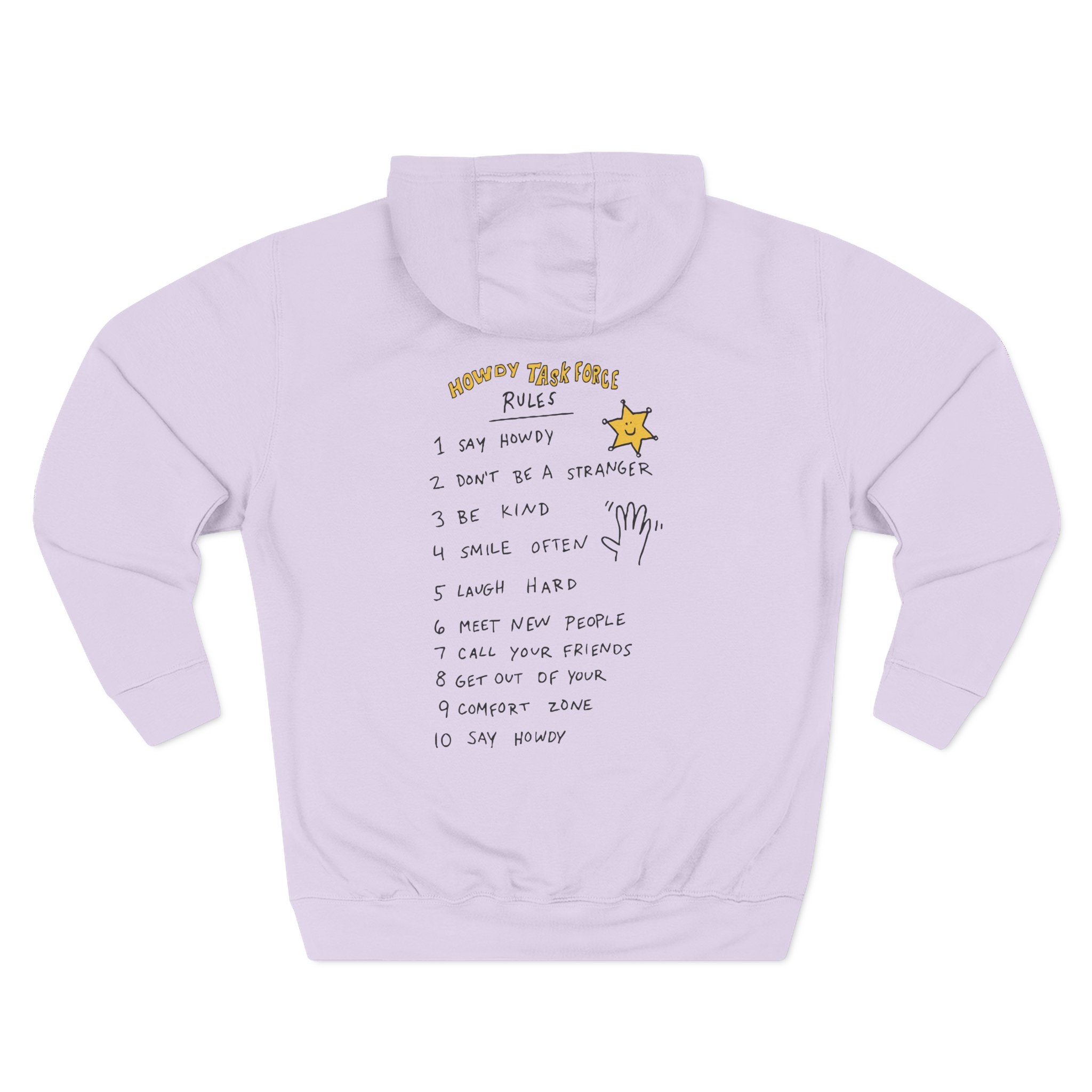 Ryan Trahan Howdy Task Force Three-Panel Fleece Hoodie