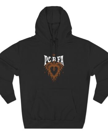 Porfa Thorn Three-Panel Fleece Hoodie