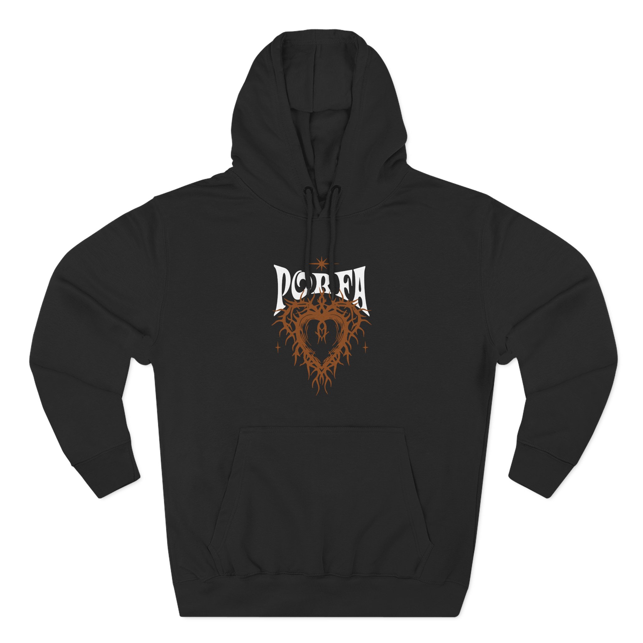 Porfa Thorn Three-Panel Fleece Hoodie