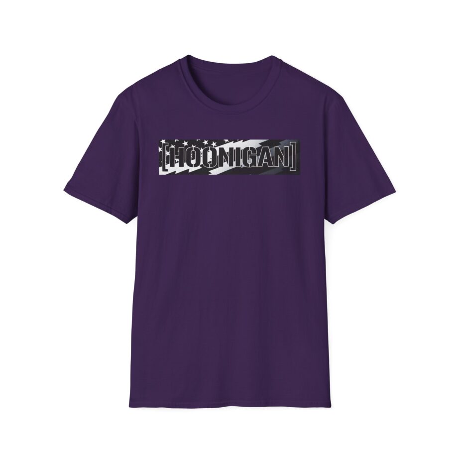 Ken Block Hoonigan Stars & Stripes Censor Bar Unisex Softstyle T-Shirt