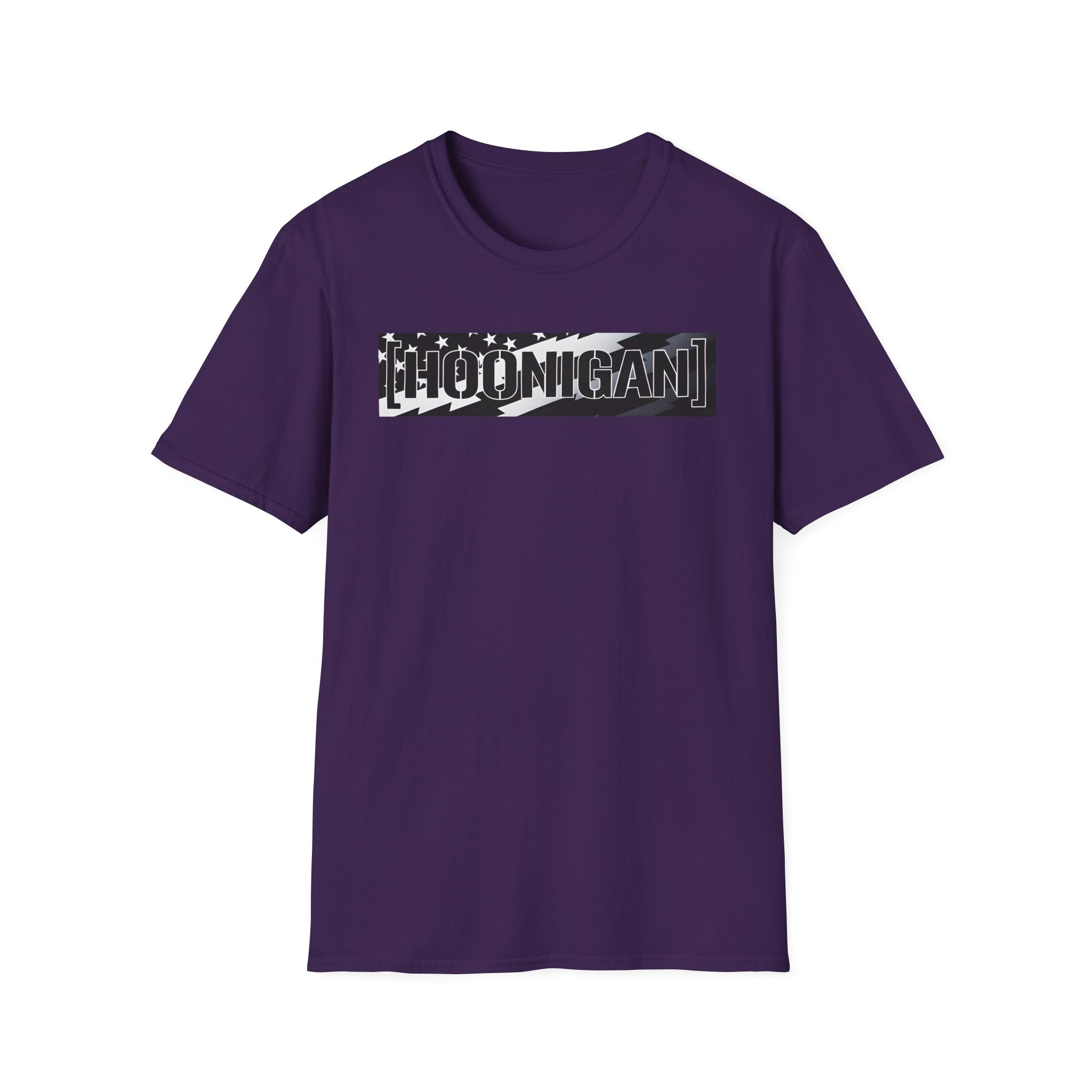 Ken Block Hoonigan Stars & Stripes Censor Bar Unisex Softstyle T-Shirt