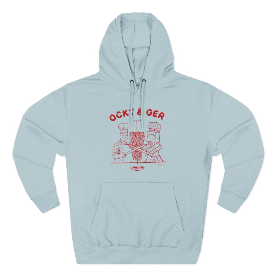 Papaplatte OCKT & GER Three-Panel Fleece Hoodie