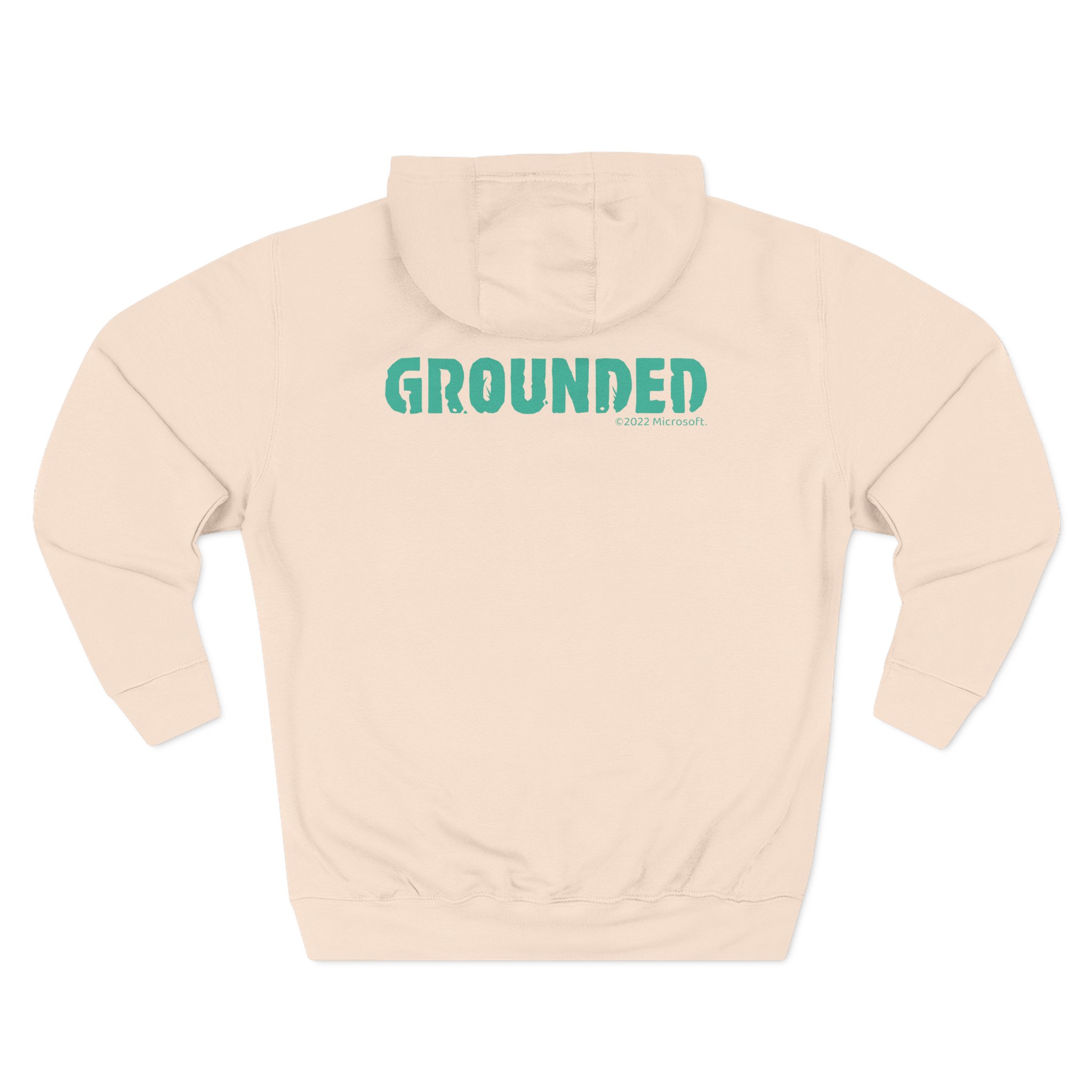 Grounded Faces Three-Panel Fleece Hoodie