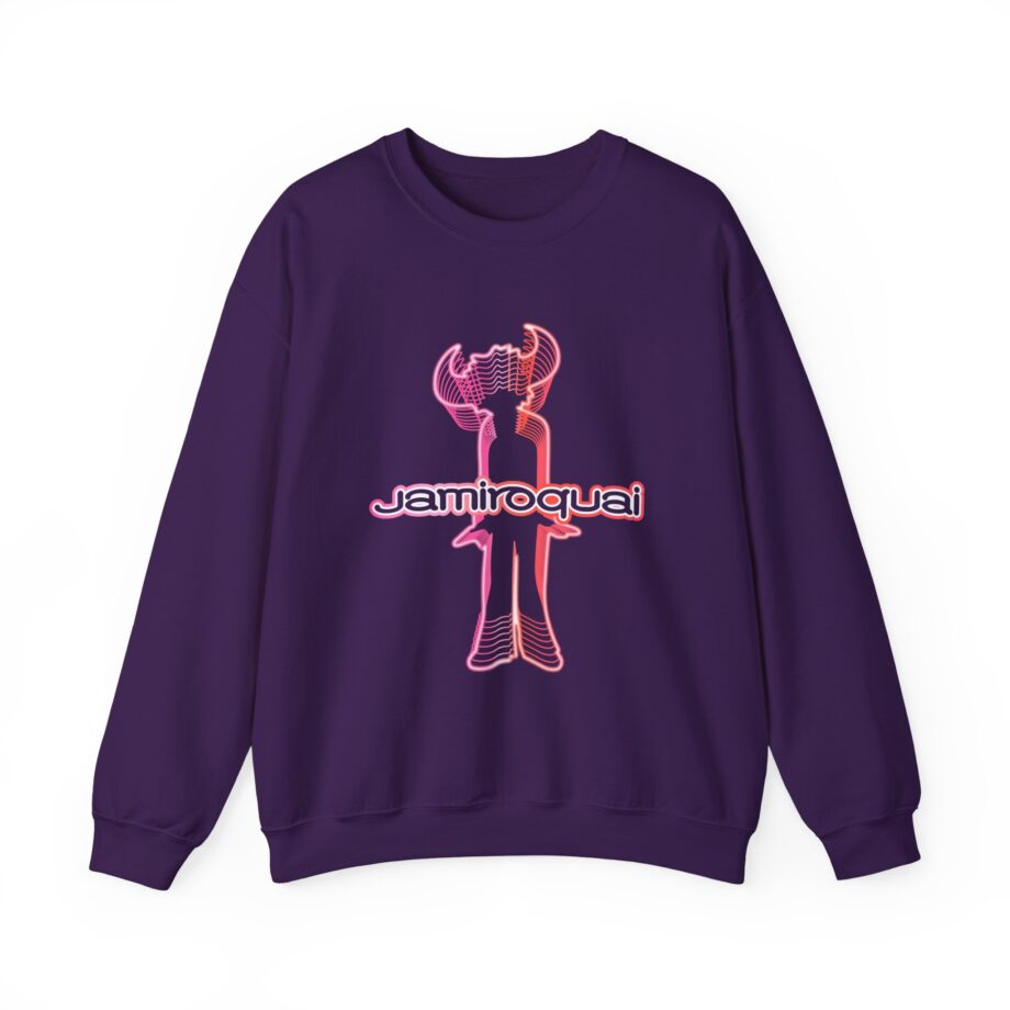 J Buffalo Man Neon Unisex Heavy Blend™ Crewneck Sweatshirt