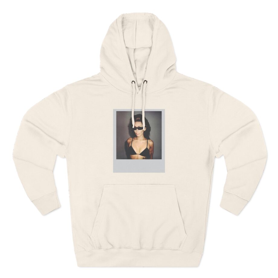 Miley Cyrus Polaroid Photo Three-Panel Fleece Hoodie
