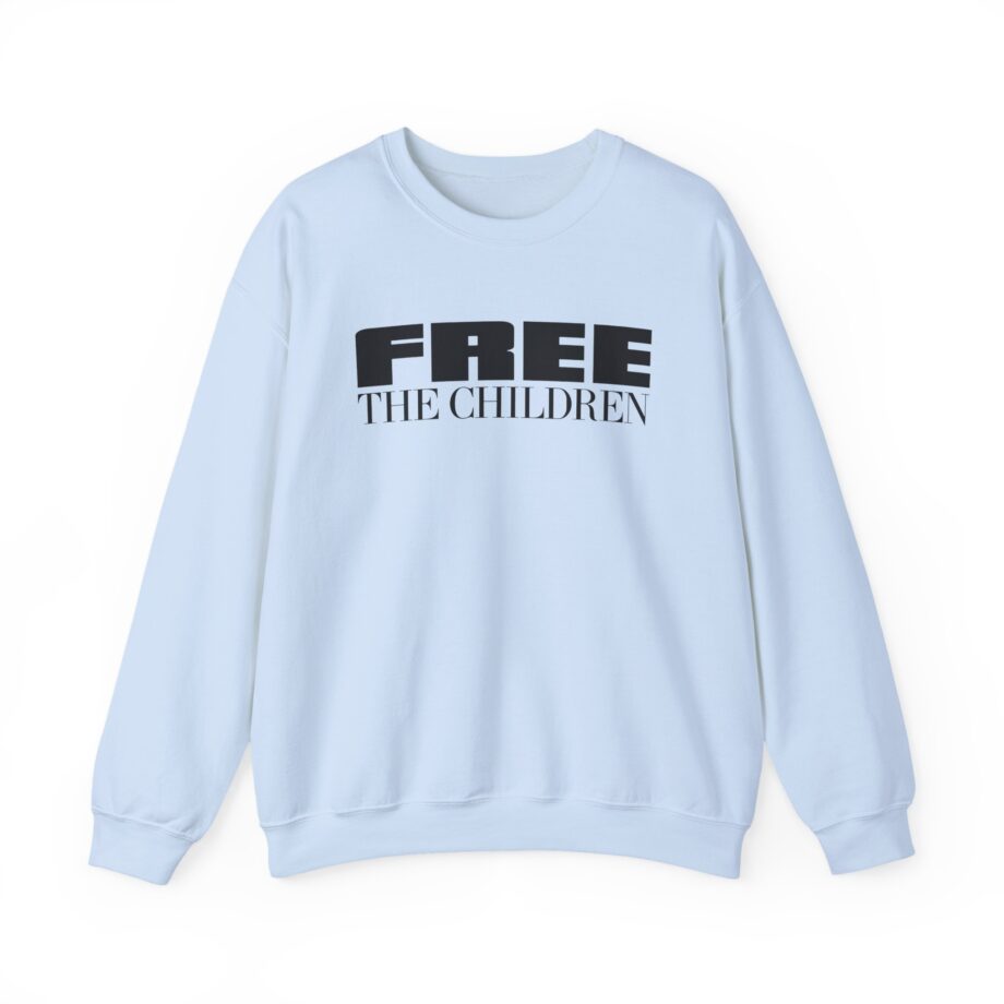 Ryan Garcia Free the Children Unisex Heavy Blend™ Crewneck Sweatshirt