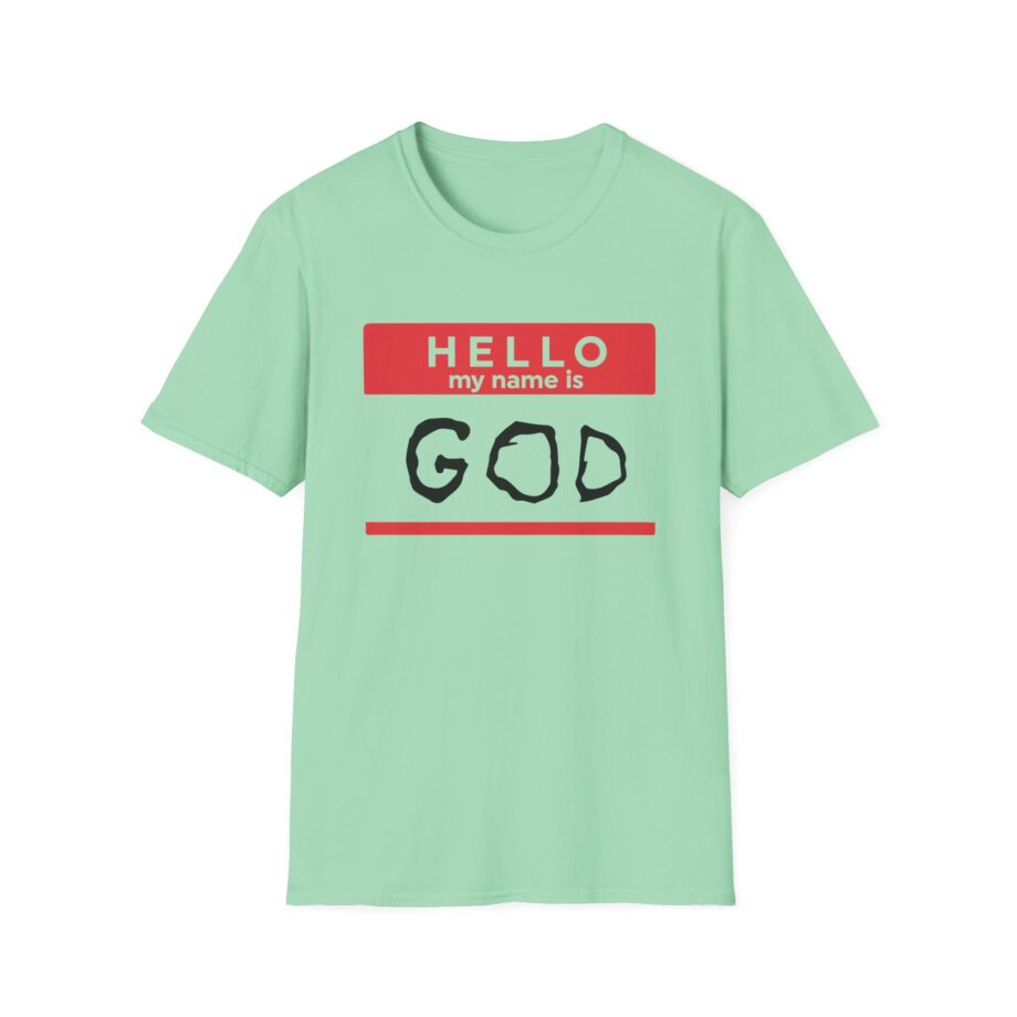 Aphex Twin Hello My Name is God Unisex Softstyle T-Shirt