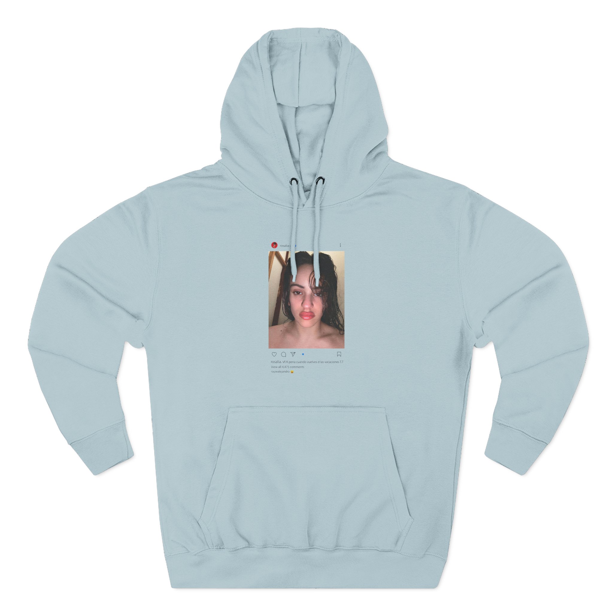 Rosalia Motomami Instagram Three-Panel Fleece Hoodie