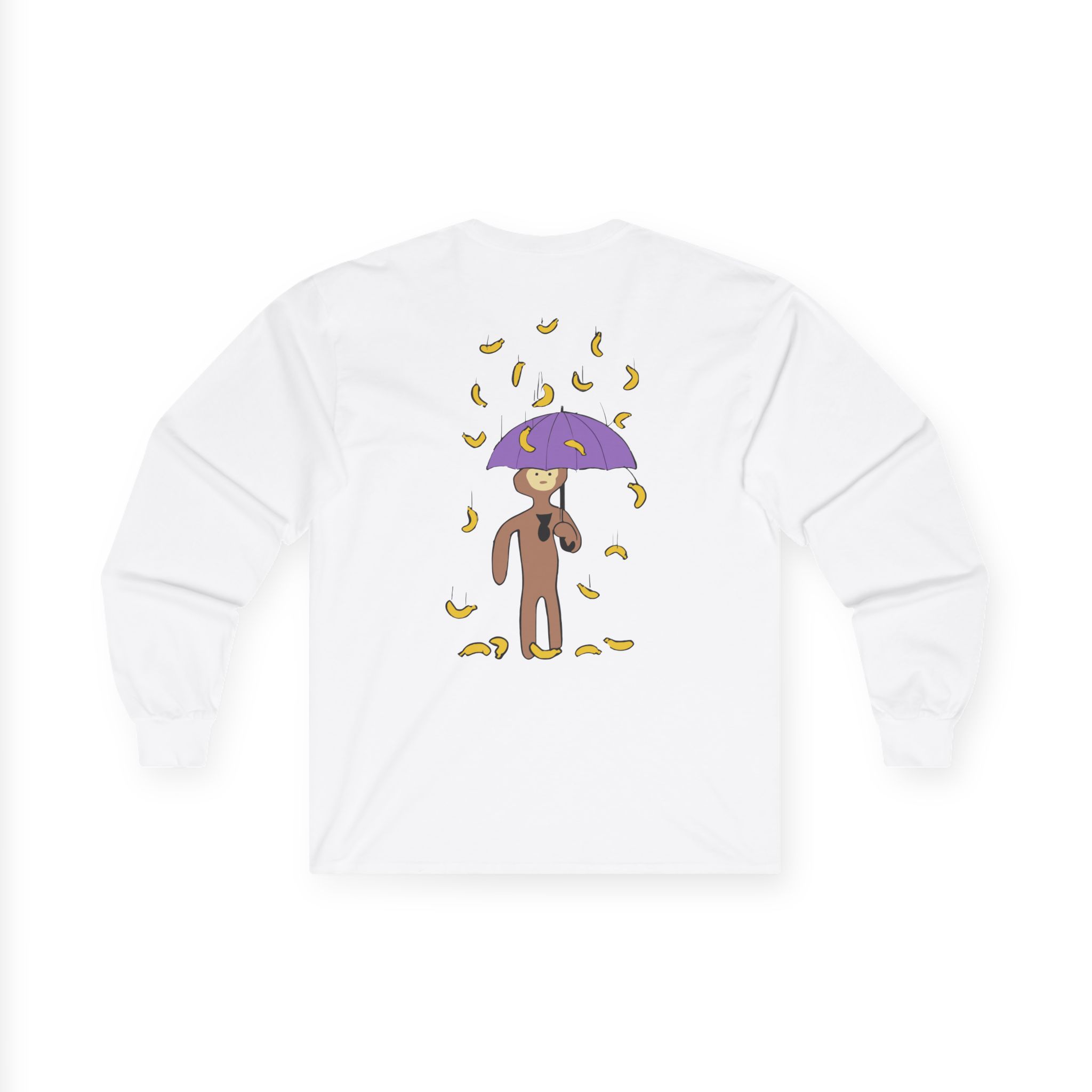 Spoonkid Raining Bananas Unisex Ultra Cotton Long Sleeve Tee