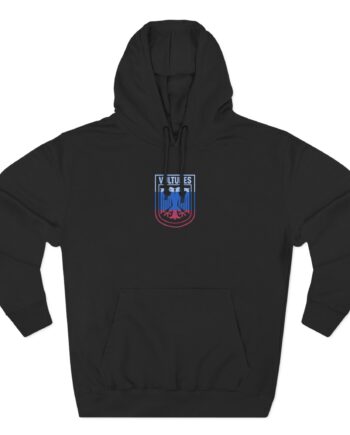 Vultures Three-Panel Fleece Hoodie
