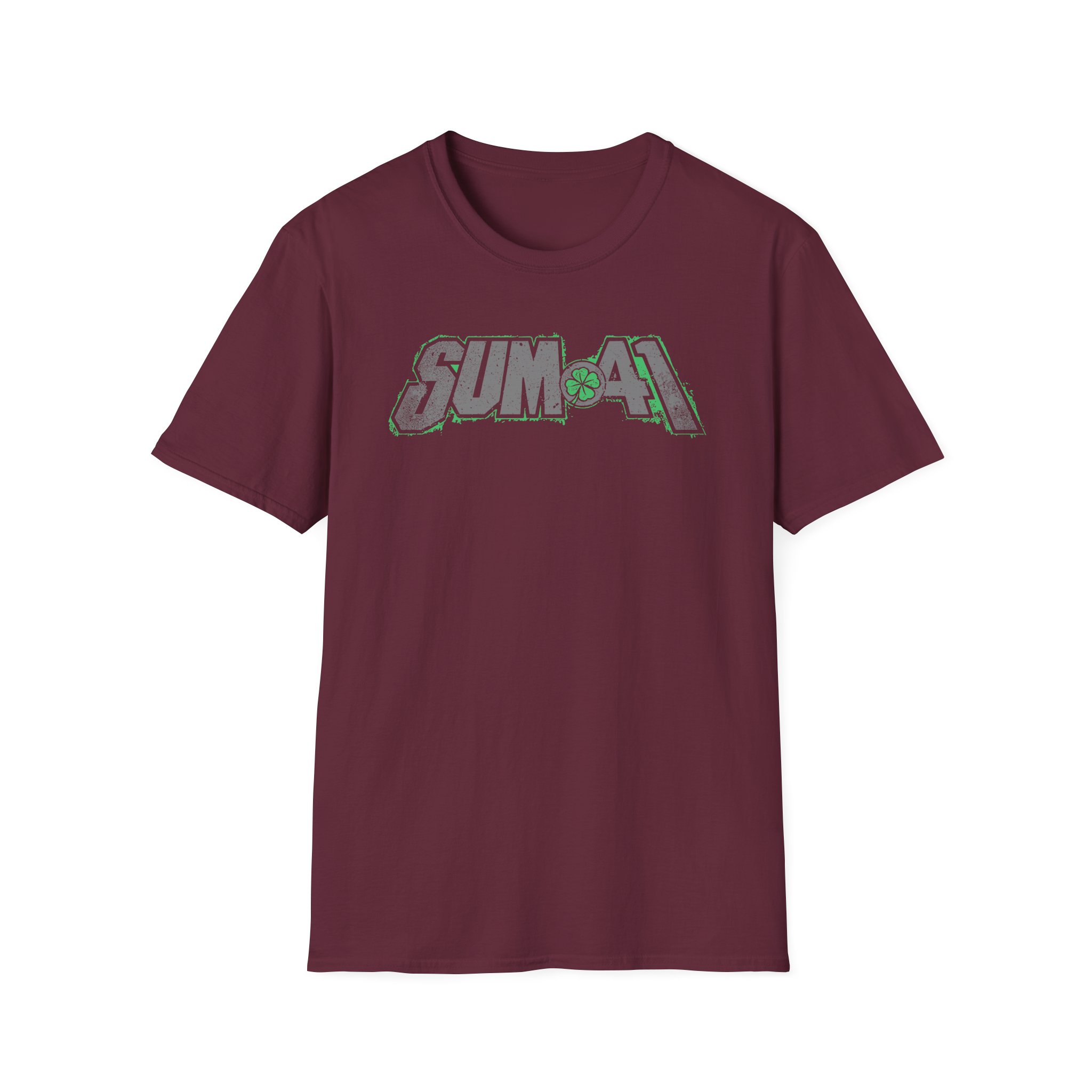 Sum 41 Shamrock Unisex Softstyle T-Shirt