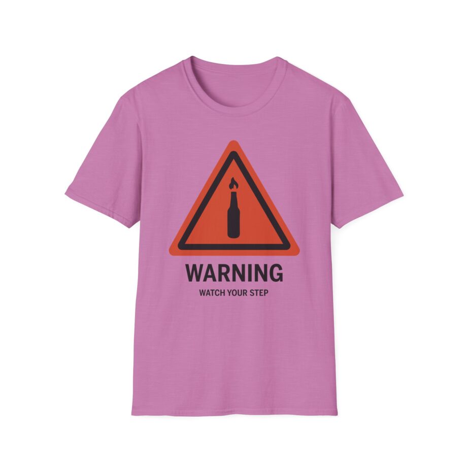 Summit1g Warning Watch Your Step Unisex Softstyle T-Shirt