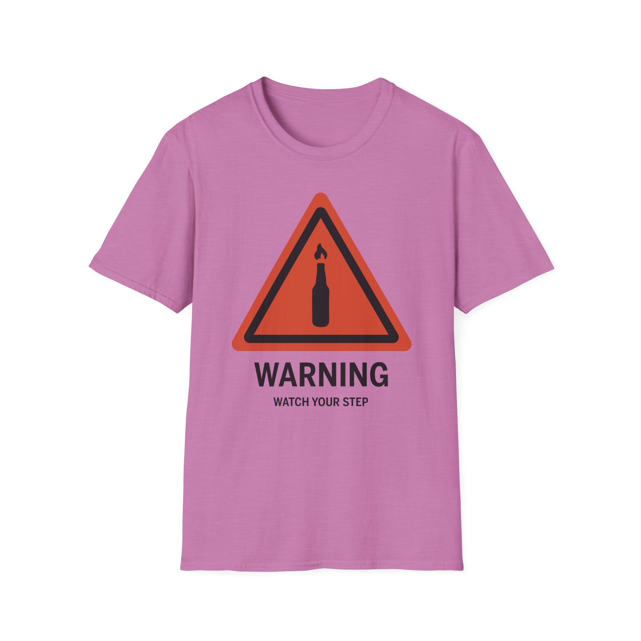 Summit1g Warning Watch Your Step Unisex Softstyle T-Shirt