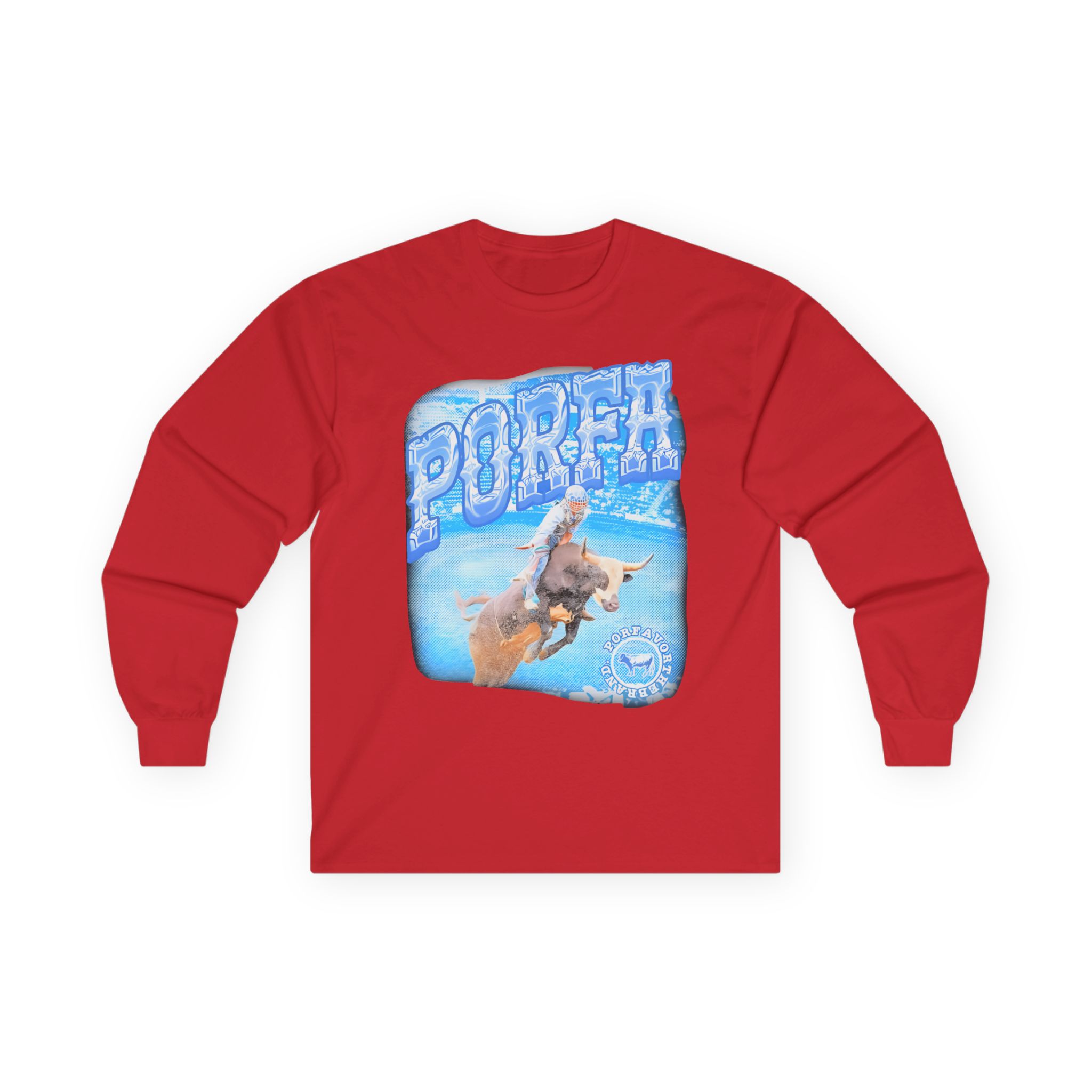 Porfa Rodeo Por Favor Unisex Ultra Cotton Long Sleeve Tee