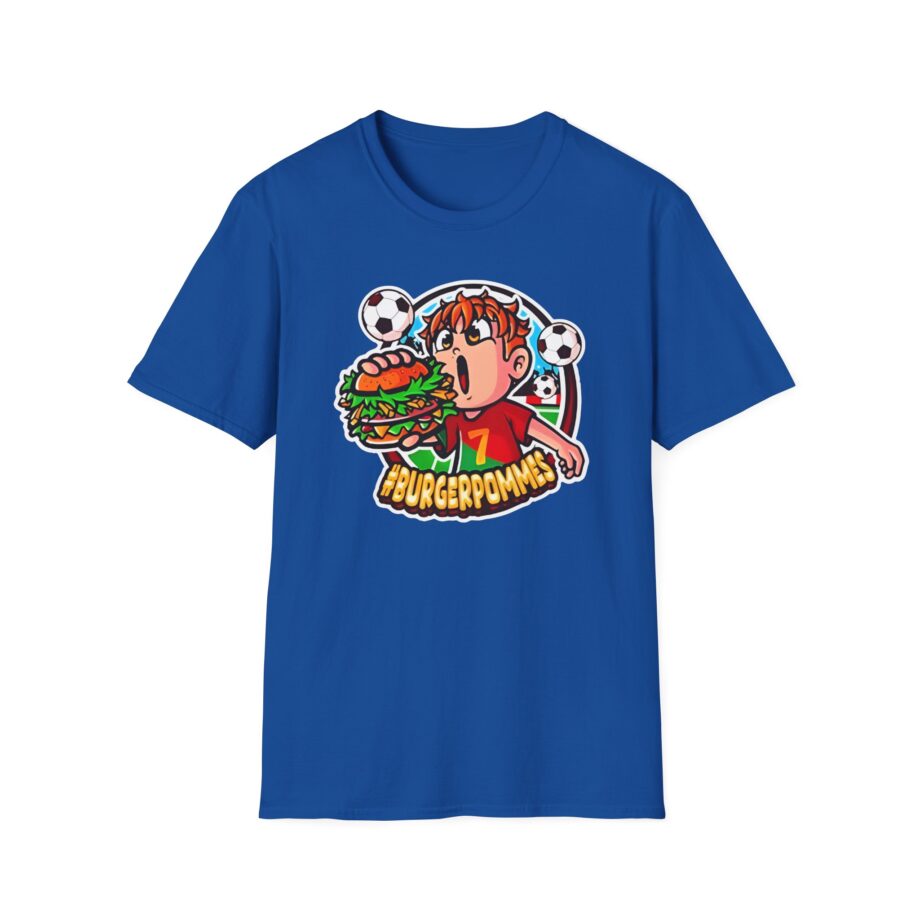 Burger Pommes Unisex Softstyle T-Shirt