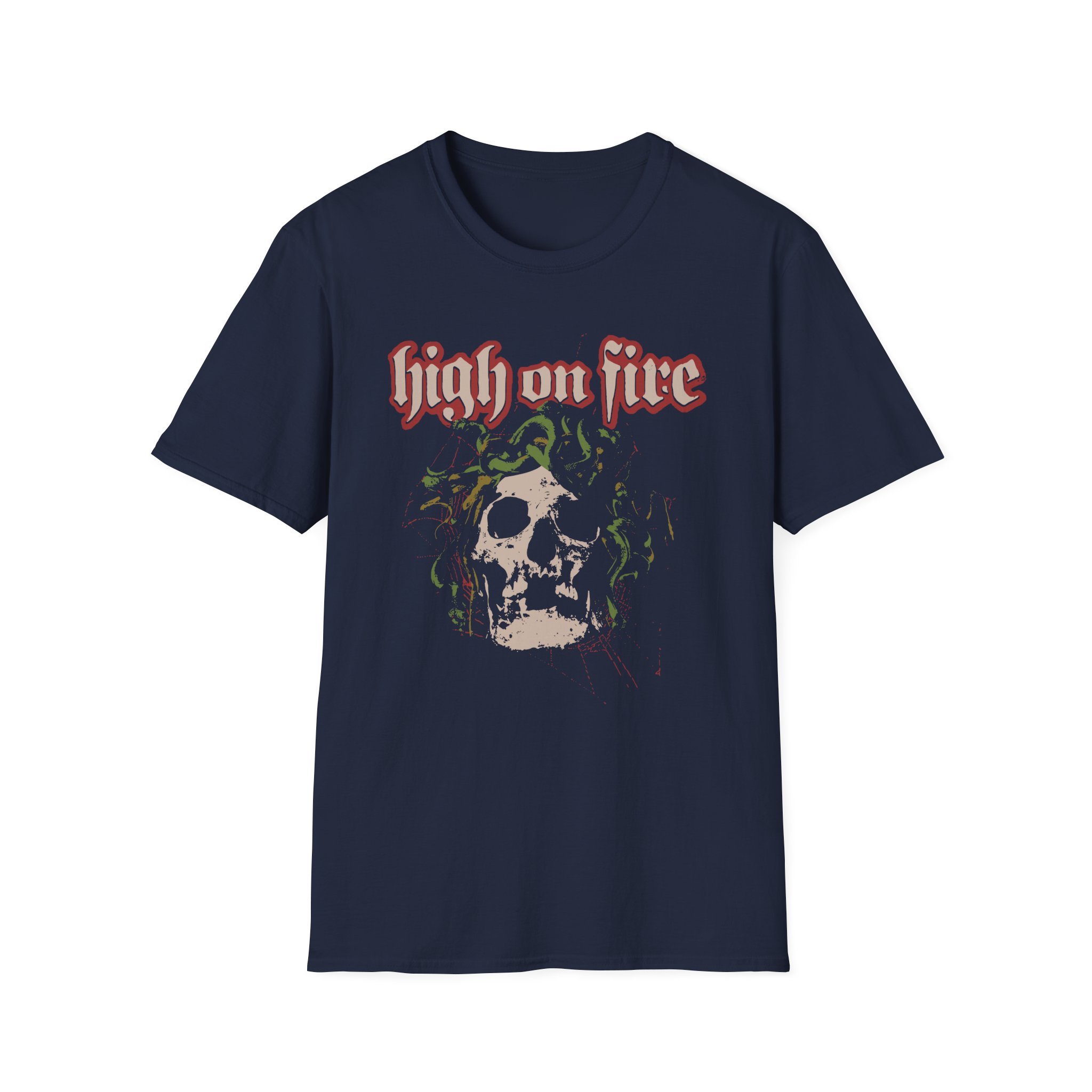 High on Fire Medusa Unisex Softstyle T-Shirt