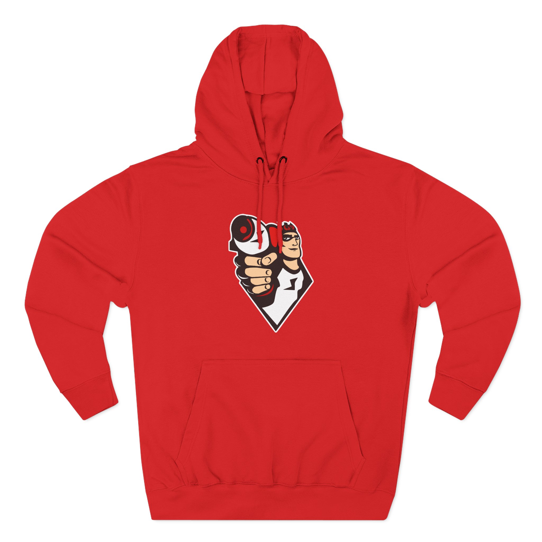 Lazarbeam Merch Three-Panel Fleece Hoodie